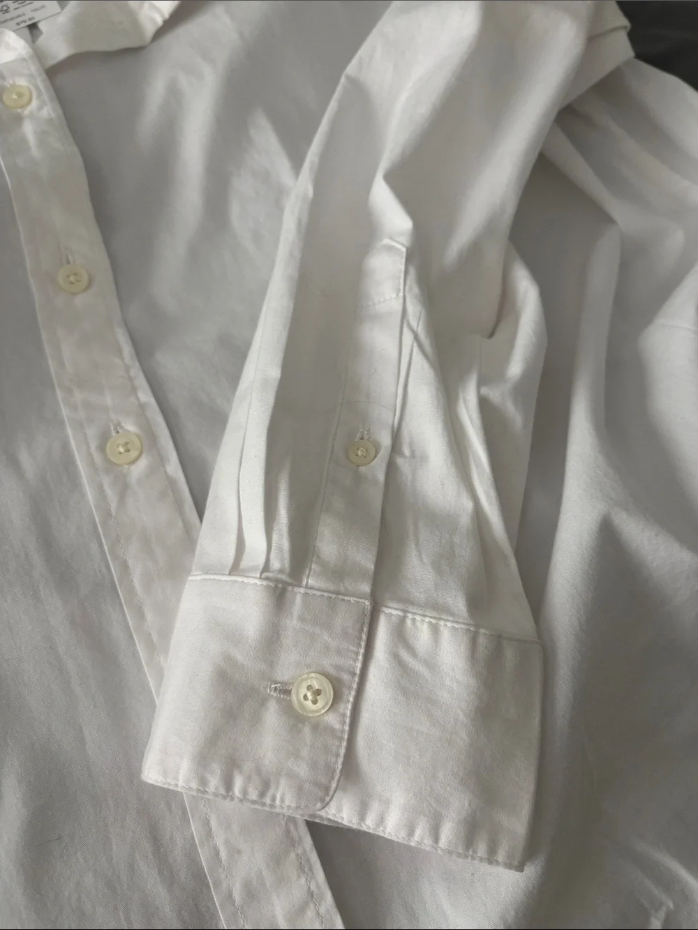 J. Crew White Long-Sleeve Button-Up Shirt. Brand new with tags